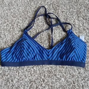 Athleta stripped bikini top